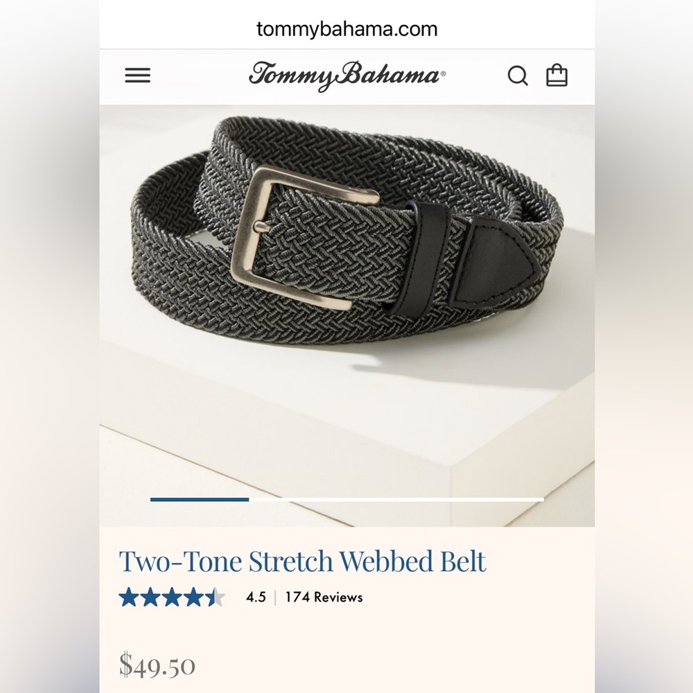 Tommy Bahama Stretch Belt